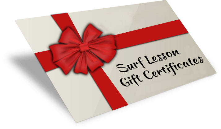 Surfing Lesson Gift Certificates